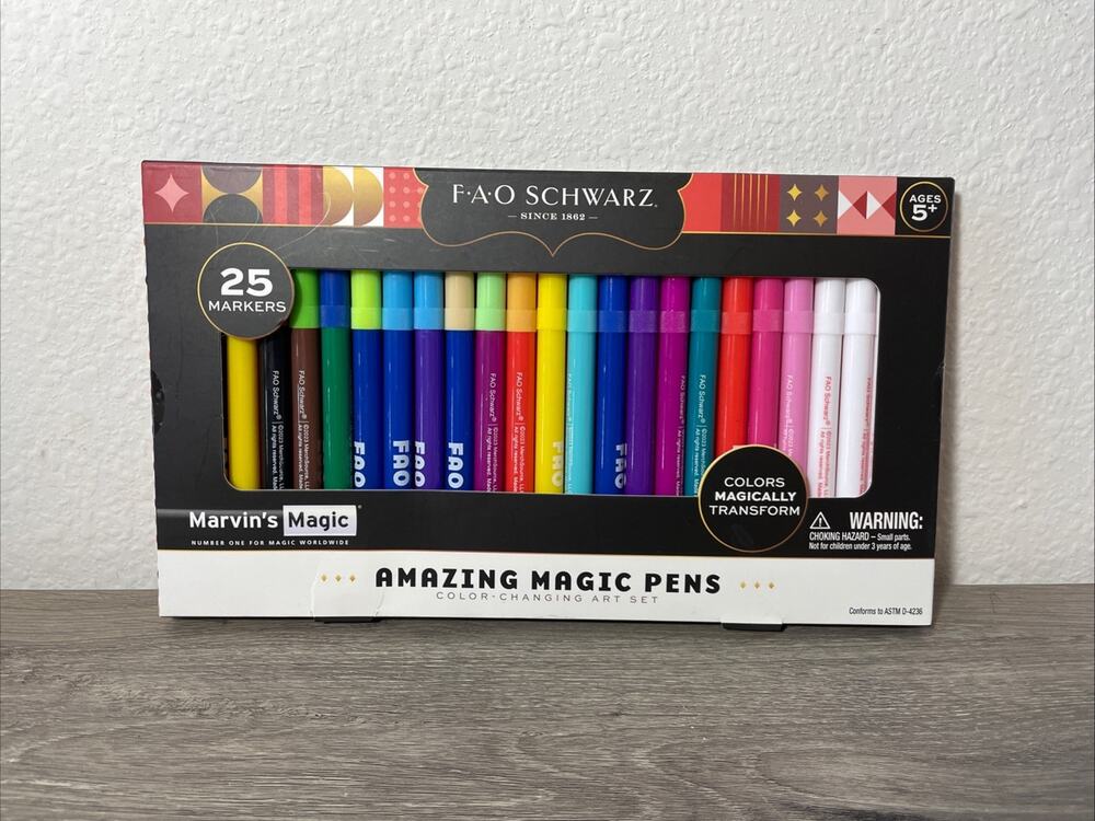 Marvin's Magic - 25 Amazing Magic Pens | Colored Pens | Art Supplies for Kids